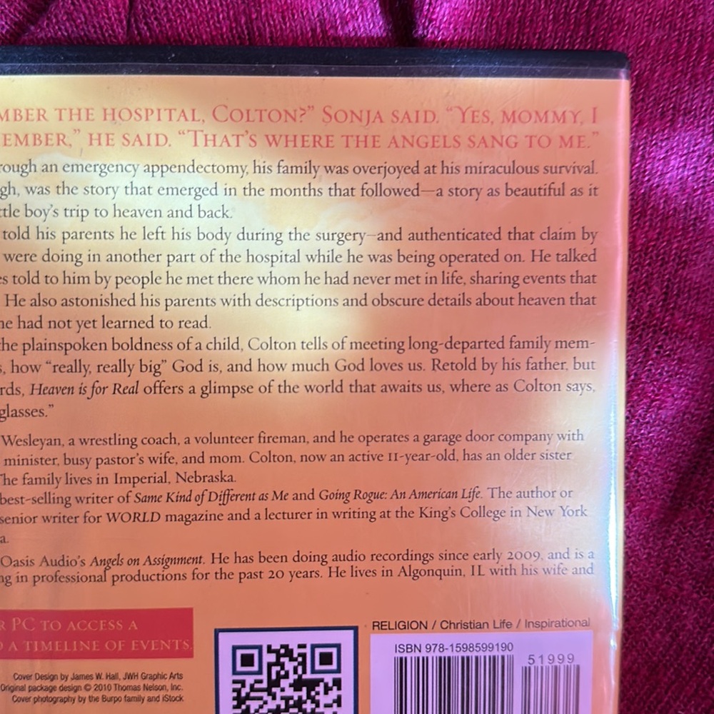 AUDIO BOOK Heaven if for real plus PDF by Todd Burpo including interview - Picture 10 of 16